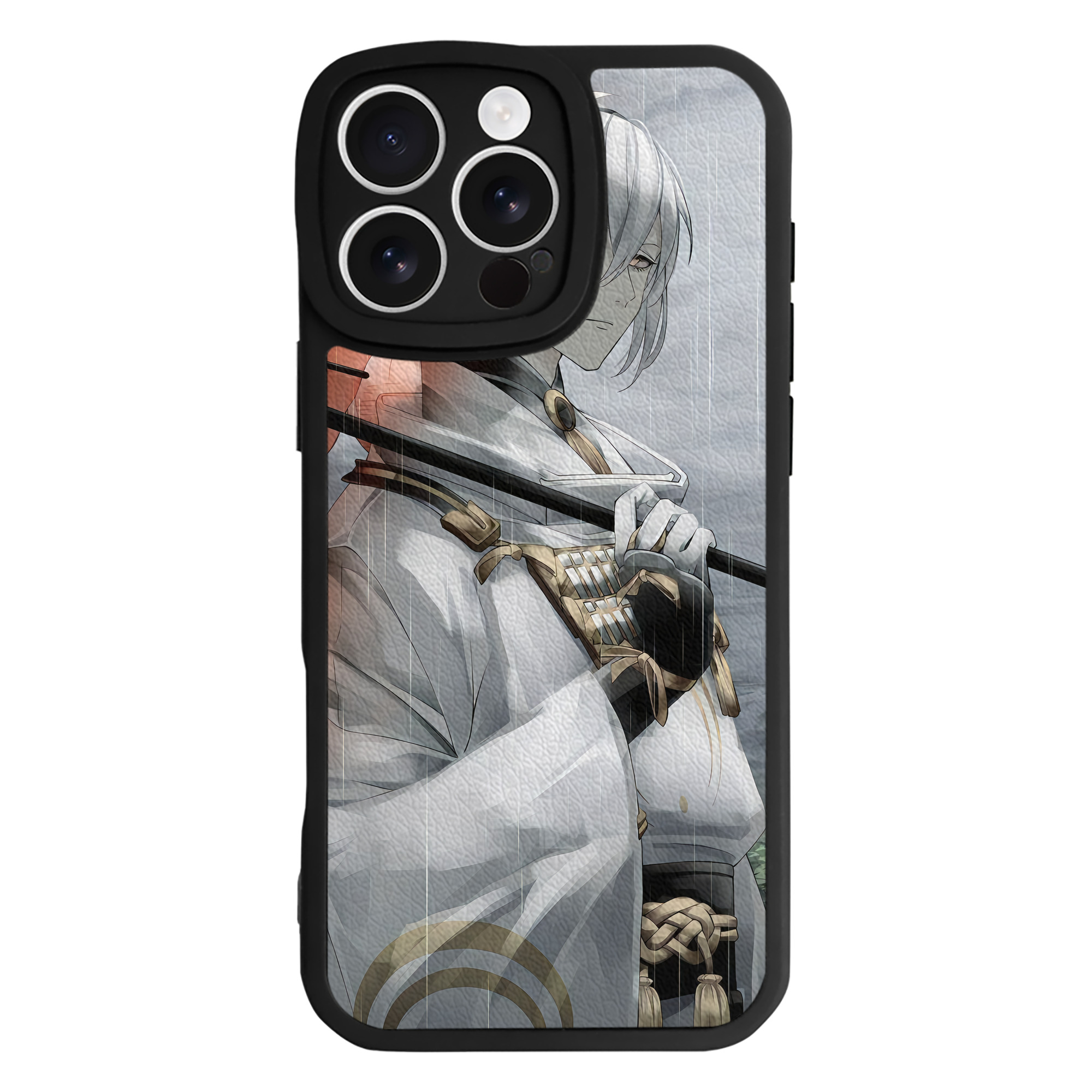 （画像用） 刀剣乱舞 Touken Ranbu 【iPhone 16シリーズ対応】シリコンスマホケース（レザー調） 材質：シリコン